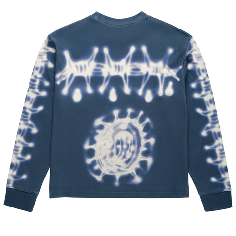 Fox Lab Airbrushed L/S Top - Blue