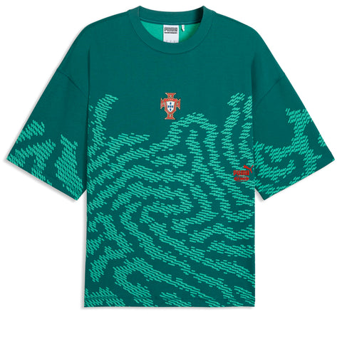 Salehe Bembury x Puma Portugal KING Tee - Emerald Ice