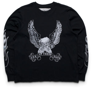 One Of These Days An American Original L/S Tee - Washed Black