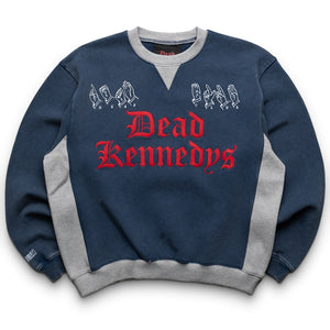 Pleasures Deaf Club Crewneck - Navy