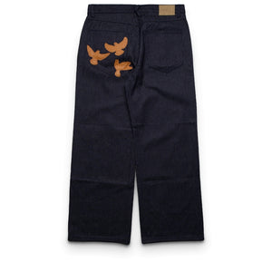 KidSuper Stripe Dove Denim Pants - Dark Blue