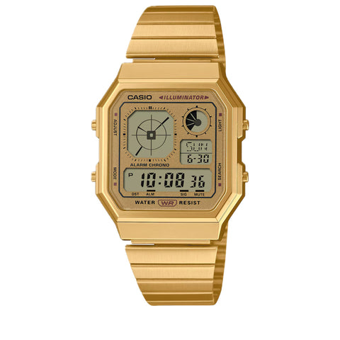 Casio Vintage A130 Digital Watch - Gold