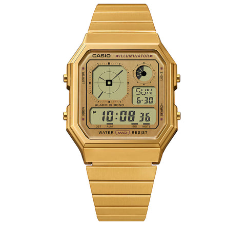 Casio Vintage A130 Digital Watch - Gold