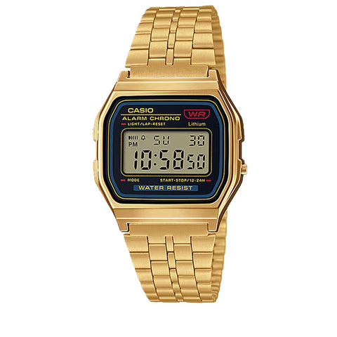 Casio Vintage A159W Digital Watch - Gold