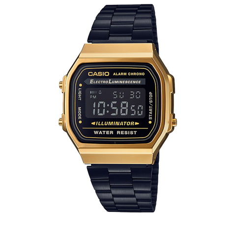Casio Vintage Series Digital Watch - Black/Gold