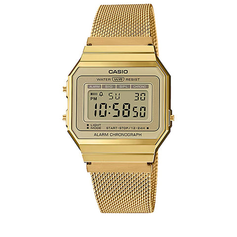 Casio Vintage Series Digital Watch - Full Gold