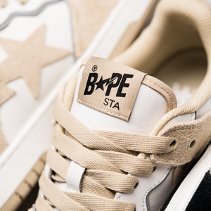 A Bathing Ape Sk8 Sta #3 - Beige/White