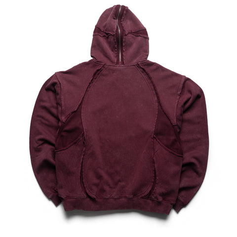 Thug Club x Adidas Teamgeist Zip Up Hoodie - Maroon