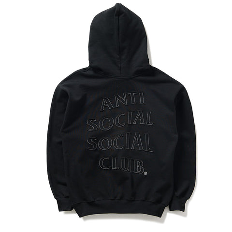 Anti Social Social Club Applique Mind Games Hoodie - Black