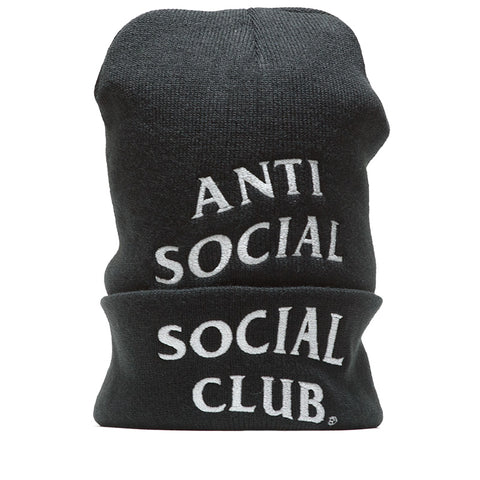 Anti Social Social Club Embroidered Beanie - Black