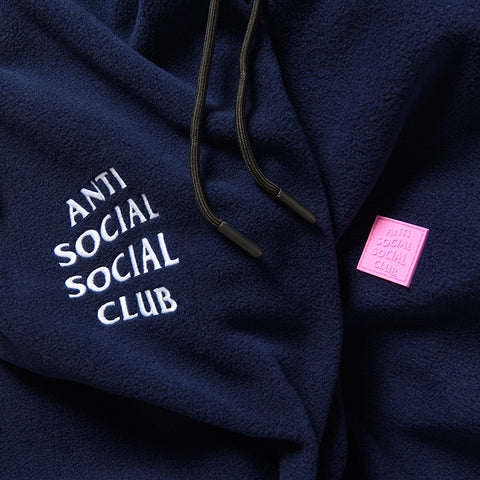Anti Social Social Club Polar Fleece Sweatpants - Navy