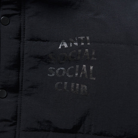 Anti Social Social Club Standard Issues Puffer - Black