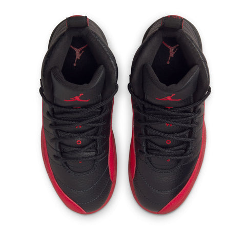 Jordan 12 Retro 'Flu Game' (PS) - Black/Varsity Red