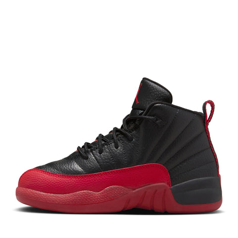 Jordan 12 Retro 'Flu Game' (PS) - Black/Varsity Red