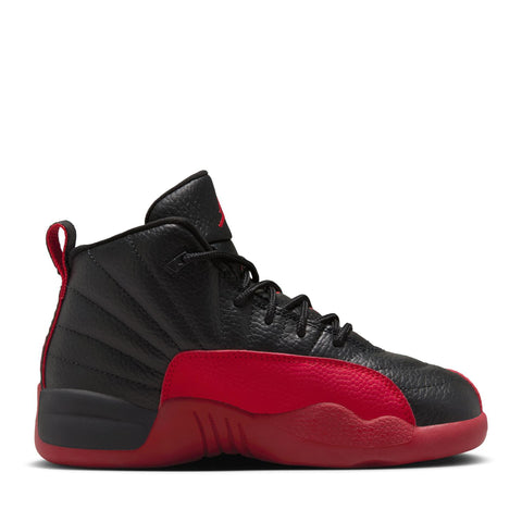 Jordan 12 Retro 'Flu Game' (PS) - Black/Varsity Red