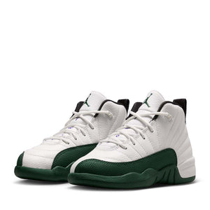 Jordan 12 Retro 'Bucks' (PS) - Summit White/Gorge Green