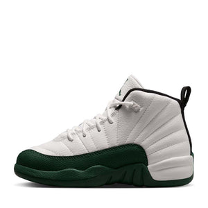 Jordan 12 Retro 'Bucks' (PS) - Summit White/Gorge Green