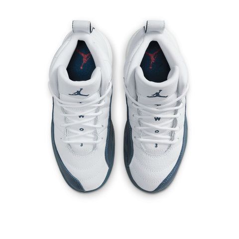 Jordan 12 Retro (PS) - White/French Blue