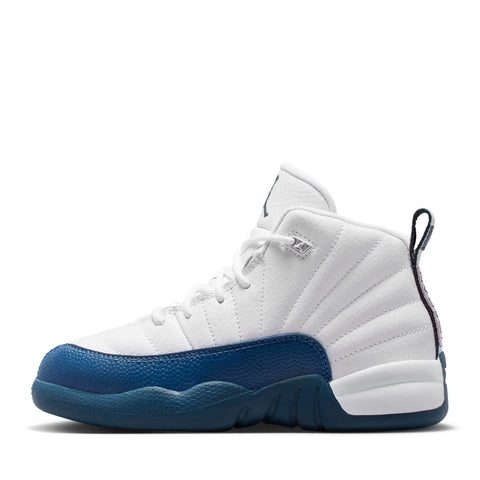 Jordan 12 Retro (PS) - White/French Blue