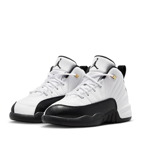 Jordan 12 Retro 'Taxi' (PS) - White/Black