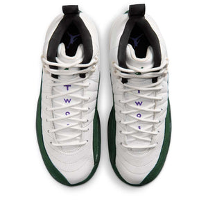 Air Jordan 12 Retro 'Bucks' (GS) - Summit White/Gorge Green