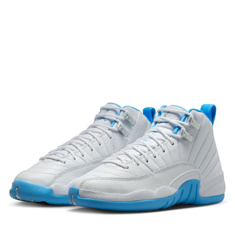 Air Jordan 12 Retro 'Melo' (GS) - White/University Blue