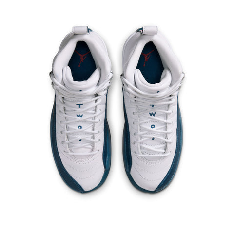 Air Jordan 12 Retro (GS) - White/French Blue