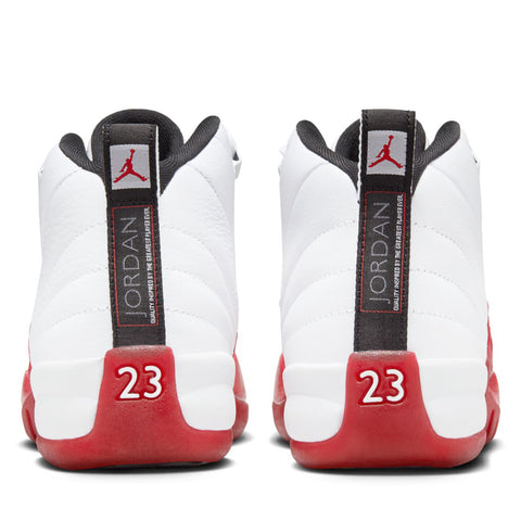 Air Jordan 12 Retro PS - White / Black / Varsity Red (Cherry) 3Y