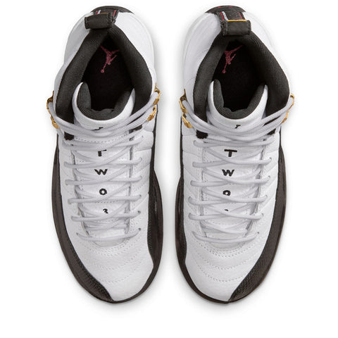 Air Jordan 12 Retro 'Taxi' (GS) - White/Black
