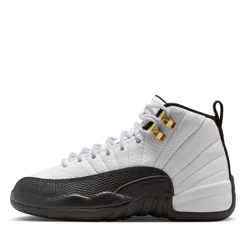 Air Jordan 12 Retro 'Taxi' (GS) - White/Black