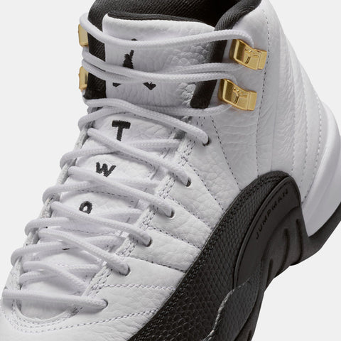 Air Jordan 12 Retro 'Taxi' (GS) - White/Black