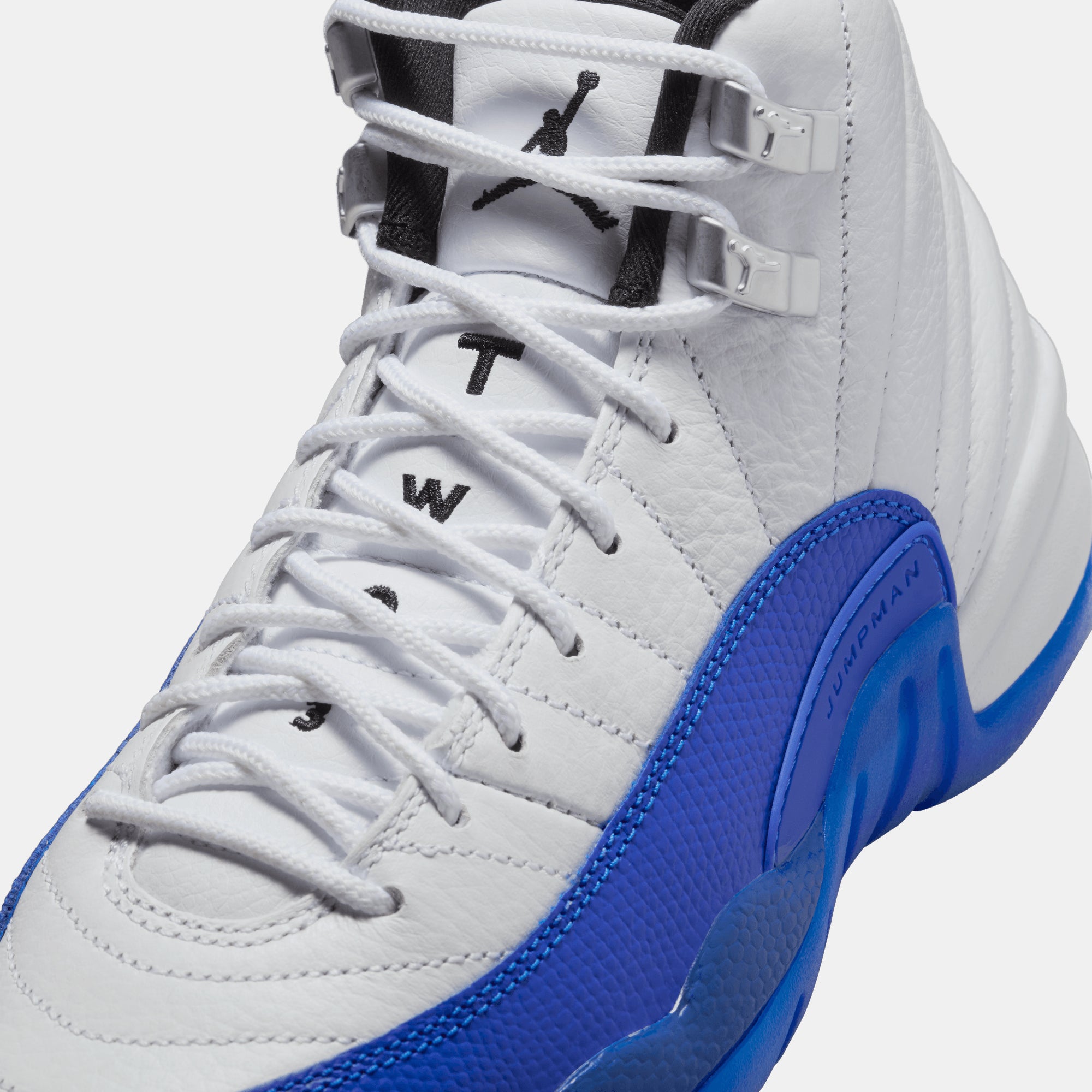 white and royal blue 12s