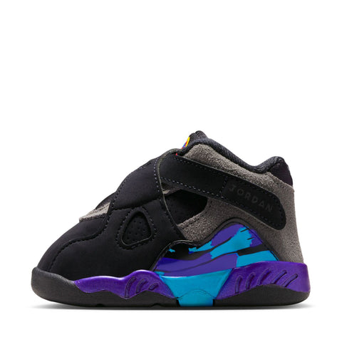 Jordan 8 Retro 'Aqua' (TD) - Black/Multi