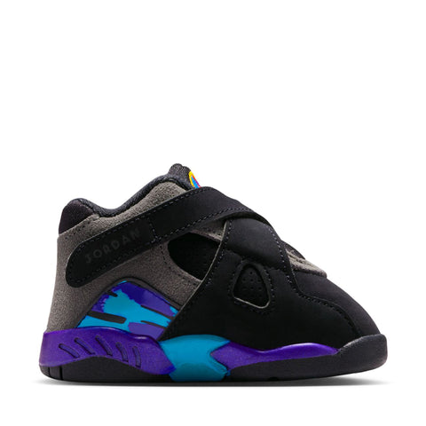 Jordan 8 Retro 'Aqua' (TD) - Black/Multi