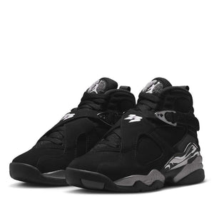 Air Jordan 8 Retro 'Chrome' (GS) - Black/White