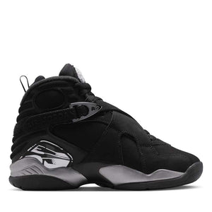 Air Jordan 8 Retro 'Chrome' (GS) - Black/White