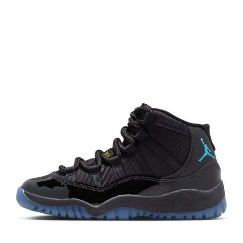 Jordan 11 Retro 'Gamma' (PS) - Black/Gamma Blue