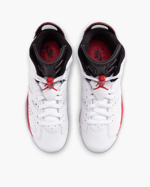 Air Jordan 6 Retro 'Infrared' (GS) - White/Light Crimson