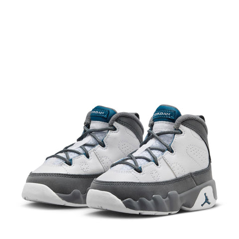 Jordan 9 Retro 'Flint Grey' (TD) - White/French Blue