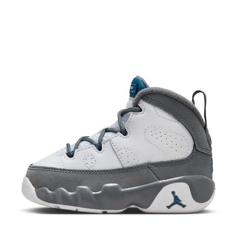 Jordan 9 Retro 'Flint Grey' (TD) - White/French Blue