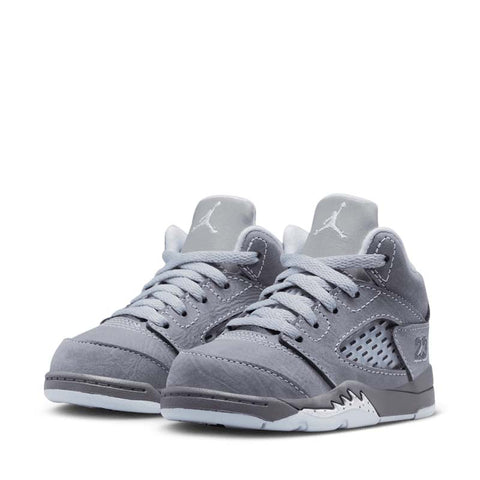 Jordan 5 Retro 'Wolf Grey' (TD) - Light Graphite/White