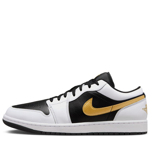 Air Jordan 1 Low - White/Metallic Gold