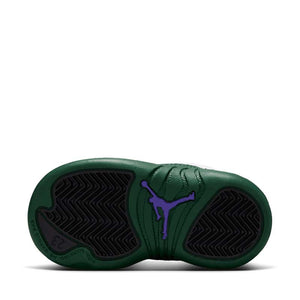 Jordan 12 Retro 'Bucks' (TD) - Summit White/Gorge Green