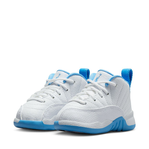 Jordan 12 Retro 'Melo' (TD) - White/University Blue