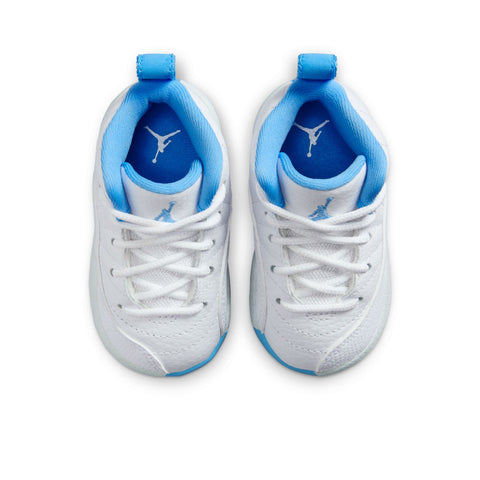 Jordan 12 Retro 'Melo' (TD) - White/University Blue