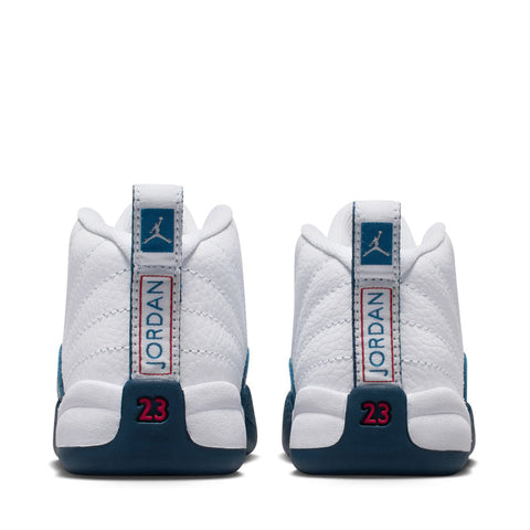 Jordan 12 Retro (TD) - White/French Blue
