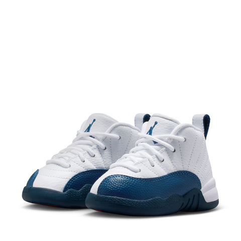 Jordan 12 Retro (TD) - White/French Blue