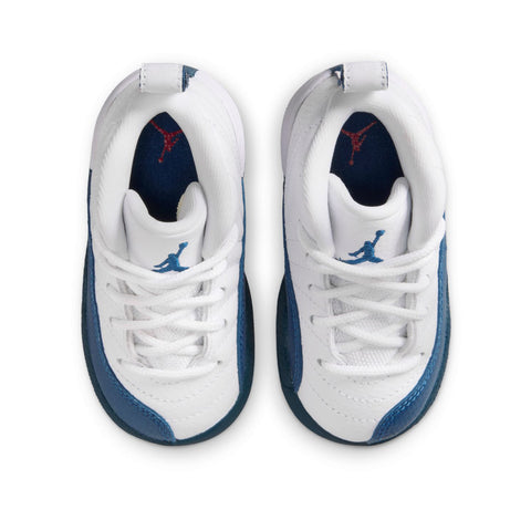 Jordan 12 Retro (TD) - White/French Blue