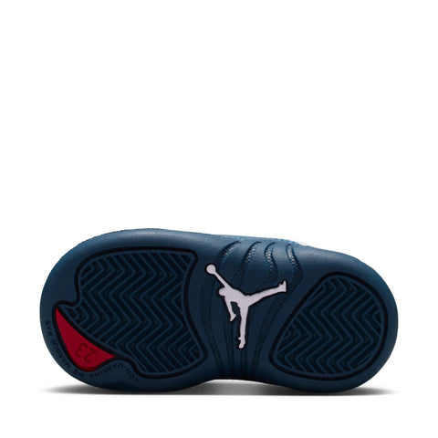 Jordan 12 Retro (TD) - White/French Blue