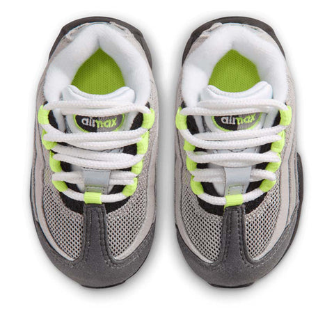 Nike Little Max 95 (TD) - Black/Neon Yellow